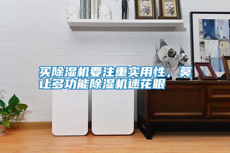 買除濕機要注重實用性，莫讓多功能除濕機迷花眼