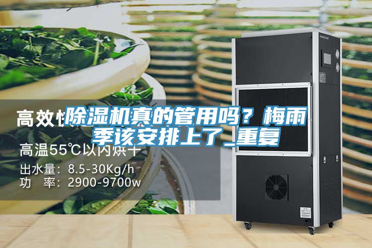 除濕機(jī)真的管用嗎？梅雨季該安排上了_重復(fù)