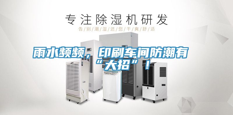 雨水頻頻，印刷車間防潮有“大招”！