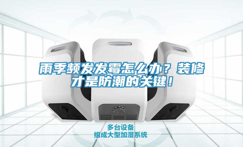 雨季頻發(fā)發(fā)霉怎么辦？裝修才是防潮的關鍵！