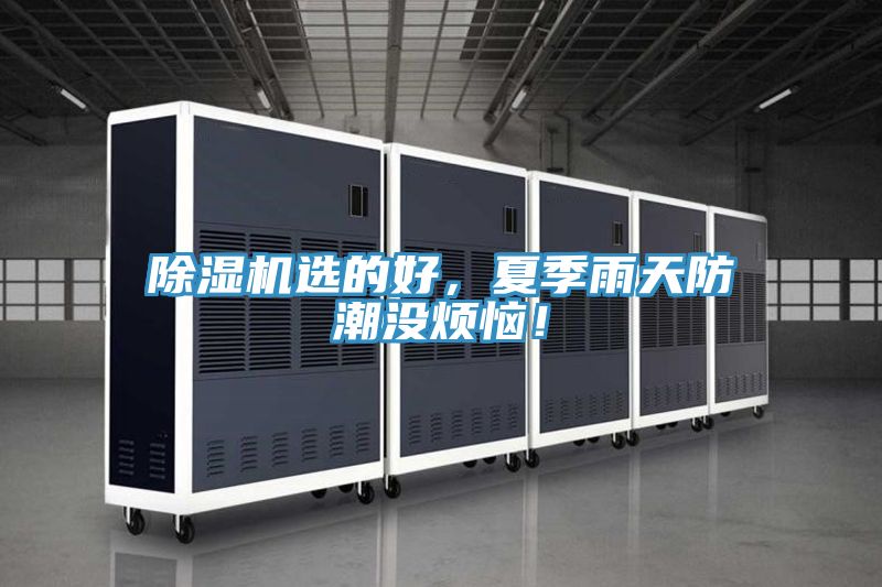 除濕機(jī)選的好，夏季雨天防潮沒煩惱！