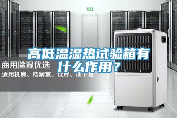 高低溫濕熱試驗(yàn)箱有什么作用？