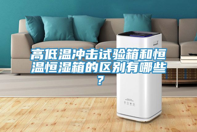 高低溫沖擊試驗(yàn)箱和恒溫恒濕箱的區(qū)別有哪些？