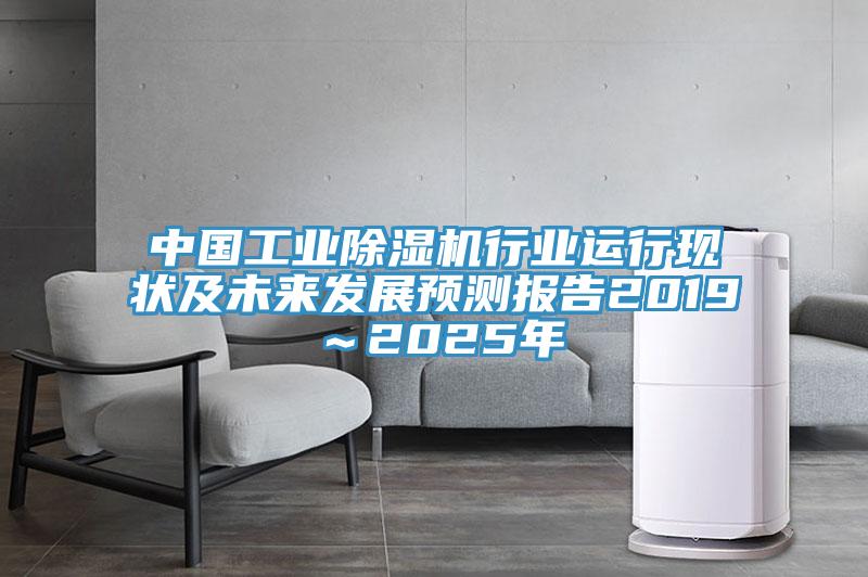中國(guó)工業(yè)除濕機(jī)行業(yè)運(yùn)行現(xiàn)狀及未來發(fā)展預(yù)測(cè)報(bào)告2019～2025年