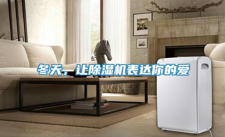 冬天，讓除濕機表達你的愛