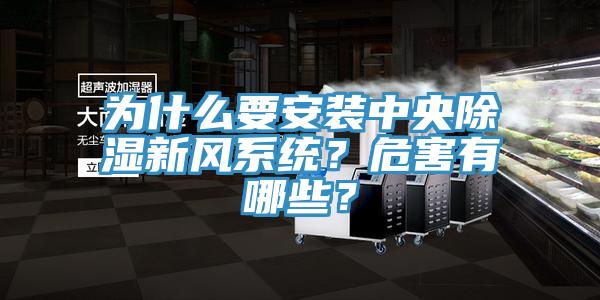 為什么要安裝中央除濕新風系統(tǒng)？危害有哪些？